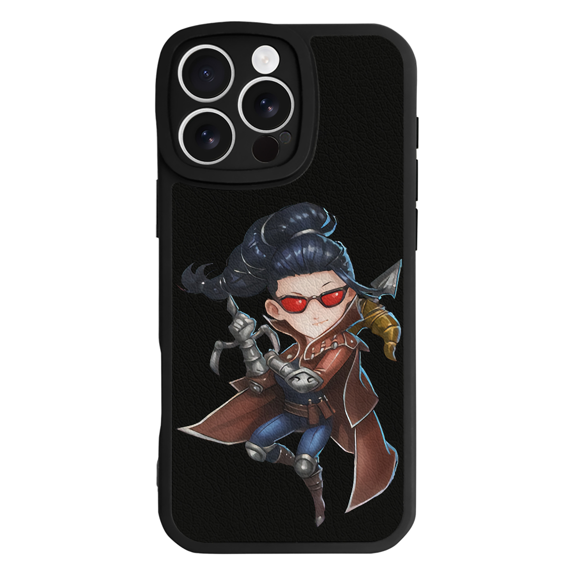 （画像用） リーグ・オブ・レジェンド League of Legends LOL 【iPhone 16シリーズ対応】シリコンスマホケース（レザー調） 材質：シリコン